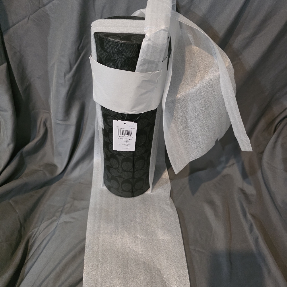 Coach Signature Wine Bottle Tote